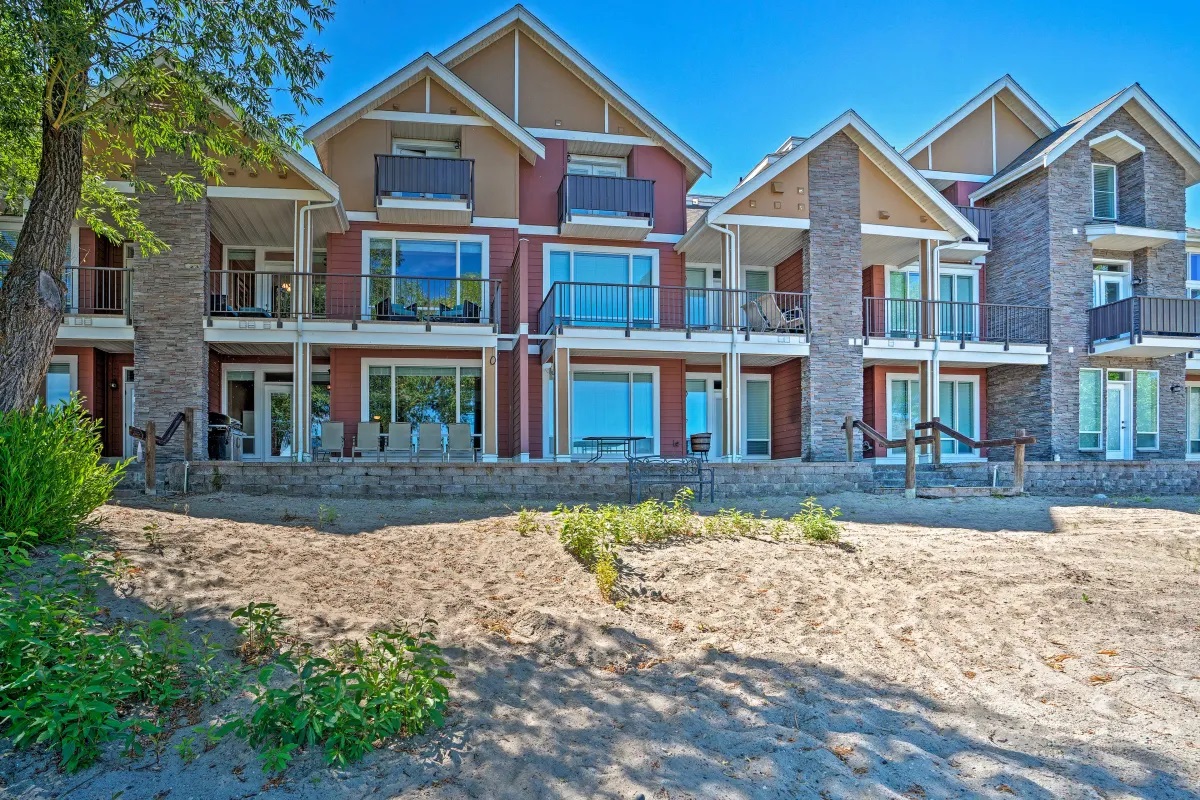 Townhomes from the beach